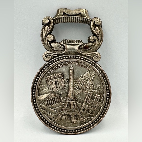 Vintage 3D Metal Bottle Opener : Napoleon  - Eiffel Tower Souvenir De Paris - Picture 4 of 6